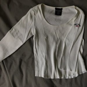 Ralph Lauren Polo white quarter sleeve shirt